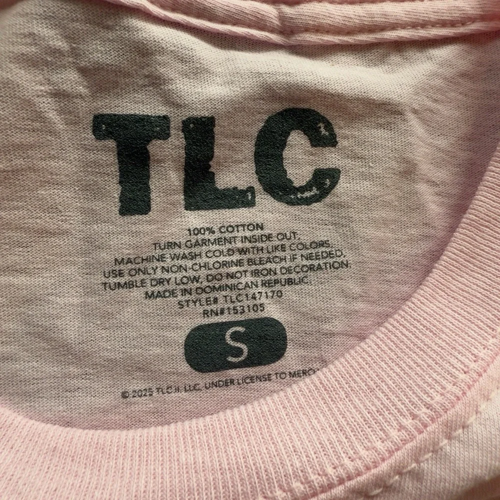 NWOT TLC Pink Women's T-shirt‎ Short Sleeve 100% Cotton (measurements Included)